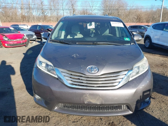 2015 Toyota Sienna Ltd with VIN 5TDDK3DC5FS096649, listed as a IAAI auction lot 41292478 with 234,298 mi miles. Bid and sale history available at carsss.com. Image 12.