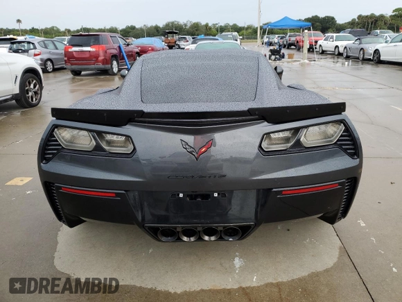 2017 Chevrolet Corvette Z06 3LZ with VIN 1G1YU2D60H5604768, listed as a Copart auction lot 74504534 with 0 mi miles and Non Repairable. Bid and sale history available at carsss.com. Image 6.