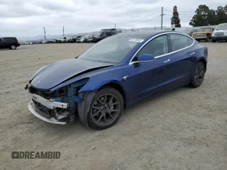 2020 Tesla Model 3 Long Range with VIN 5YJ3E1EB3LF635752, listed as a Copart auction lot 54173955 with Not Provided miles and Salvage Title. Bid and sale history available at carsss.com. Image 1.