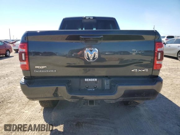 2021 Ram 2500 Laramie with VIN 3C6UR5NL2MG545598, listed as a Copart auction lot 72731594 with 49,554 mi miles and Salvage Title. Bid and sale history available at carsss.com. Image 6.