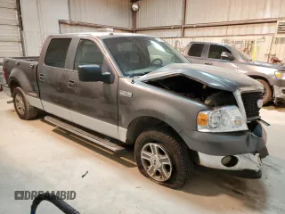 2007 Ford F-150 XLT with VIN 1FTRW02W07KA94452, listed as a Copart auction lot 47552485 with 335,643 mi miles and Salvage title. Bid and sale history available at DreamBid. Image 4.