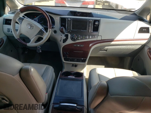 2013 Toyota Sienna XLE with VIN 5TDDK3DC1DS056128, listed as a Copart auction lot 65143524 with 64,132 mi miles and Salvage title. Bid and sale history available at DreamBid. Image 8.