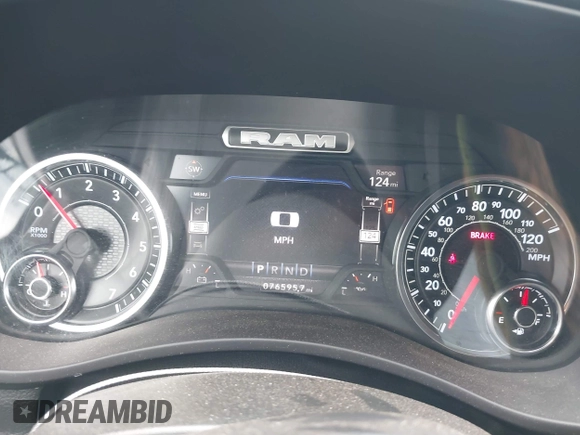 2023 Ram 2500 Tradesman with VIN 3C6UR5CJXPG590942, listed as a IAAI auction lot 42587742 with 76,595 mi miles and . Bid and sale history available at DreamBid. Image 7.