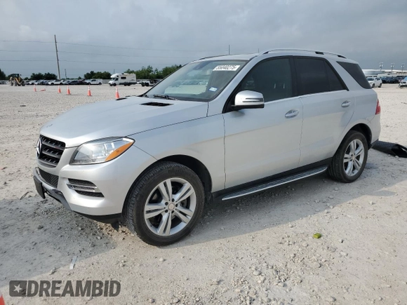 2014 Mercedes-Benz M 350 with VIN 4JGDA5JB2EA406970, listed as a Copart auction lot 55040275 with 88,924 mi miles and Salvage title. Bid and sale history available at DreamBid. Image 1.