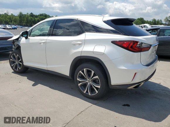 2019 Lexus RX 350 with VIN JTJBZMCA1K2041526, listed as a Copart auction lot 60991095 with 42,644 mi miles and Salvage title. Bid and sale history available at DreamBid. Image 2.