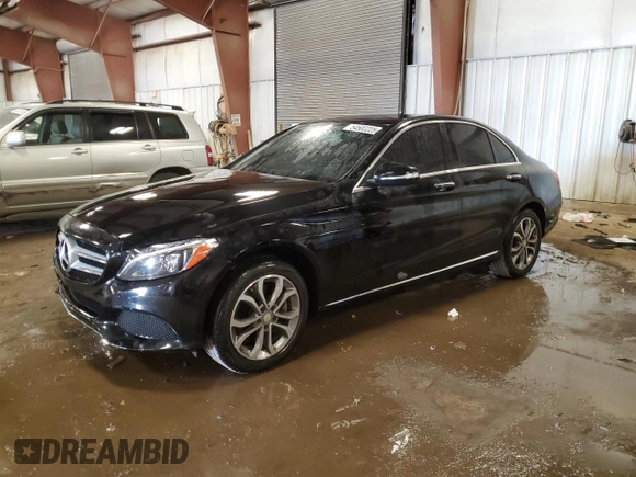 2015 Mercedes-Benz C 300 Luxury z VIN 55SWF4KBXFU079426, wystawiony jako Copart lot #54502225 z przebiegiem 106 060 mil mil oraz Czysty tytuł • Clean title. Historia ofert i sprzedaży dostępna na DreamBid. Obrazek 1.