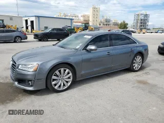 2018 Audi A8 L with VIN WAU44AFD0JN000586, listed as a Copart auction lot 73373174 with 45,183 mi miles and Salvage Title. Bid and sale history available at carsss.com. Image 1.