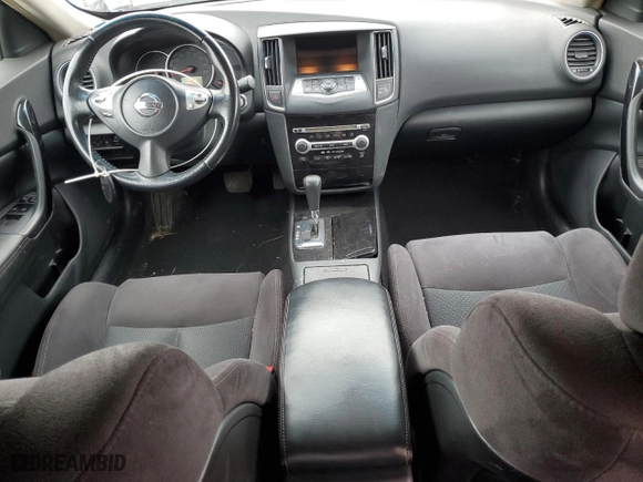 2009 Nissan Maxima 3.5 S with VIN 1N4AA51E69C845638, listed as a Copart auction lot 49789285 with 206,433 mi miles and Salvage Title. Bid and sale history available at carsss.com. Image 8.