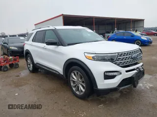 2020 Ford Explorer Limited with VIN 1FMSK7FH1LGC02278, listed as a IAAI auction lot 41598806 with 70,745 mi miles. Bid and sale history available at carsss.com. Image 1.