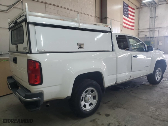 2021 Chevrolet Colorado 2WD Work Truck with VIN 1GCHSBEA3M1208349, listed as a Copart auction lot 53081155 with 63,723 mi miles and Clean Title. Bid and sale history available at carsss.com. Image 3.
