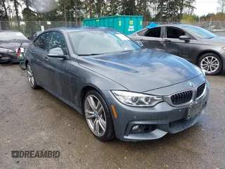 2017 BMW 4 Series 430i xDrive z VIN WBA4F9C59HG792337, wystawiony jako IAAI lot #41965280 z przebiegiem 122 972 mil mil oraz . Historia ofert i sprzedaży dostępna na DreamBid. Obrazek 1.