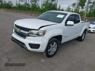 2018 Chevrolet Colorado 4WD Work Truck with VIN 1GCHTBEA1J1155675, listed as a IAAI auction lot 42138501 with 93,592 mi miles. Bid and sale history available at carsss.com. Image 2.