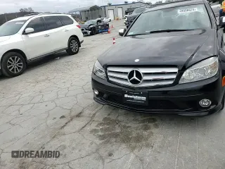 2009 Mercedes-Benz C 300 Sport with VIN WDDGF54X19F227442, listed as a Copart auction lot 49598625 with 55,527 mi miles and Salvage Title. Bid and sale history available at DreamBid. Image 10.