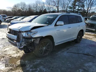 2011 Toyota Highlander Hybrid Limited with VIN JTEDC3EH6B2002301, listed as a Copart auction lot 42661885 with 215,651 mi miles and Clean Title. Bid and sale history available at carsss.com. Image 1.