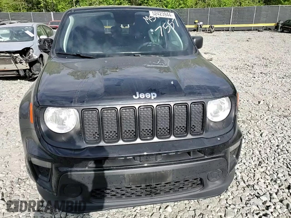 2020 Jeep Renegade Jeepster with VIN ZACNJBAB0LPL97557, listed as a Copart auction lot 52423944 with 86,763 mi miles and Salvage Title. Bid and sale history available at carsss.com. Image 12.