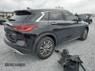 2024 Infiniti QX50 Luxe with VIN 3PCAJ5BA7RF104746, listed as a Copart auction lot 87662355 with 3,024 mi miles and Salvage title. Bid and sale history available at DreamBid. Image 3.