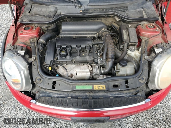 2009 MINI Hardtop S with VIN WMWMF73569TW82889, listed as a Copart auction lot 55630165 with 128,360 mi miles and Clean Title. Bid and sale history available at DreamBid. Image 11.