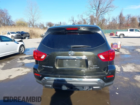 2017 Nissan Pathfinder SL with VIN 5N1DR2MM8HC672040, listed as a IAAI auction lot 41853921 with 168,877 mi miles. Bid and sale history available at carsss.com. Image 16.