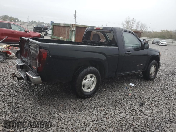 2005 GMC Canyon Work Truck with VIN 1GTCS146558153543, listed as a Copart auction lot 80711464 with 334,198 mi miles and Salvage Title. Bid and sale history available at carsss.com. Image 3.
