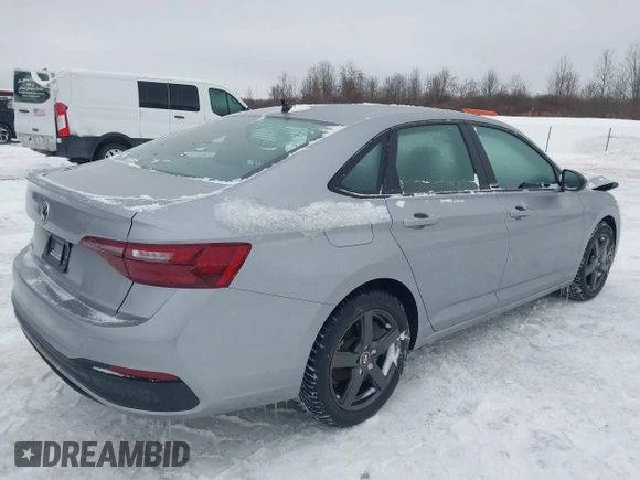 2024 Volkswagen Jetta Sport with VIN 3VWAM7BU5RM082431, listed as a IAAI auction lot 41465415 with 8,275 mi miles and . Bid and sale history available at DreamBid. Image 4.