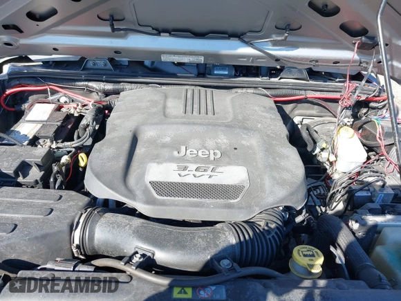 2013 Jeep Wrangler Sport with VIN 1C4AJWAG1DL595509, listed as a IAAI auction lot 41814406 with 59,263 mi miles and . Bid and sale history available at DreamBid. Image 10.