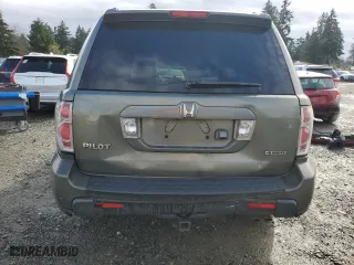 2008 Honda Pilot EX-L with VIN 5FNYF18728B028615, listed as a Copart auction lot 50130705 with 209,817 mi miles and Salvage Title. Bid and sale history available at carsss.com. Image 6.