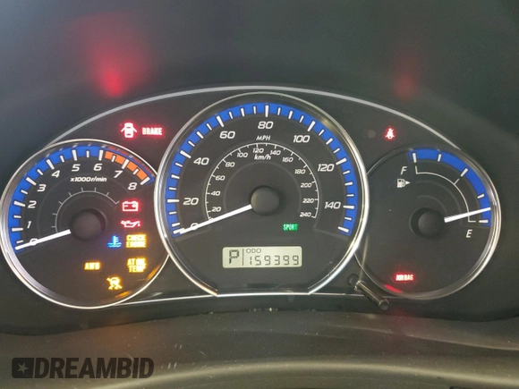 2010 Subaru Forester X Premium с VIN JF2SH6CC6AH914994, выставлен на аукционе Copart как лот 56258065 с пробегом 159 399 миль миль и Списание • Salvage title. История ставок и продаж доступна на DreamBid. Изображение 9.