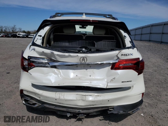 2018 Acura MDX Advance with VIN 5J8YD4H89JL023934, listed as a Copart auction lot 48210145 with 86,186 mi miles and Salvage Title. Bid and sale history available at carsss.com. Image 6.