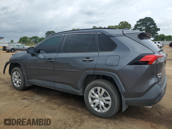 2019 Toyota RAV4 LE with VIN JTMH1RFV5KD027262, listed as a Copart auction lot 53493345 with 122,617 mi miles and Salvage title. Bid and sale history available at DreamBid. Image 2.