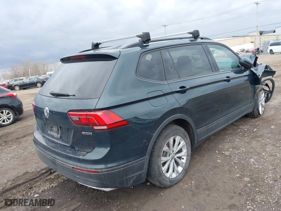 2019 Volkswagen Tiguan S with VIN 3VV0B7AX8KM178139, listed as a IAAI auction lot 41860225 with 97,980 mi miles. Bid and sale history available at carsss.com. Image 4.