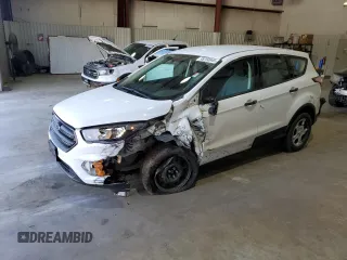 2018 Ford Escape S with VIN 1FMCU0F7XJUA09297, listed as a Copart auction lot 49750845 with 148,534 mi miles and Salvage Title. Bid and sale history available at carsss.com. Image 1.