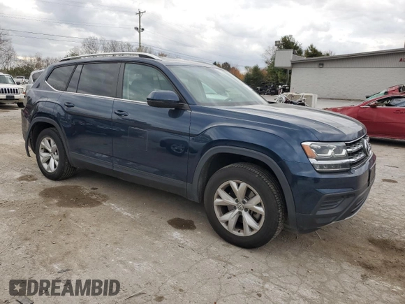 2018 Volkswagen Atlas S z VIN 1V2AR2CA9JC588635, wystawiony jako Copart lot #77385294 z przebiegiem 120 300 mil mil oraz Szkoda całkowita • Salvage title. Historia ofert i sprzedaży dostępna na DreamBid. Obrazek 4.