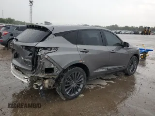 2022 Acura RDX PMC Edition with VIN 5J8TC2H87NL007237, listed as a Copart auction lot 66334554 with 33,773 mi miles and Salvage Title. Bid and sale history available at carsss.com. Image 3.