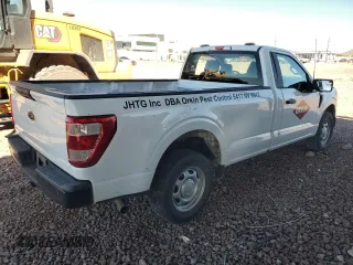 2021 Ford F-150 XL with VIN 1FTMF1C57MKE89519, listed as a Copart auction lot 49420105 with 134,507 mi miles and Salvage title. Bid and sale history available at DreamBid. Image 3.