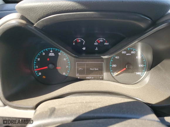 2021 Chevrolet Colorado 2WD Work Truck with VIN 1GCGSBEN1M1201785, listed as a Copart auction lot 80136184 with 99,928 mi miles and Salvage Title. Bid and sale history available at carsss.com. Image 9.