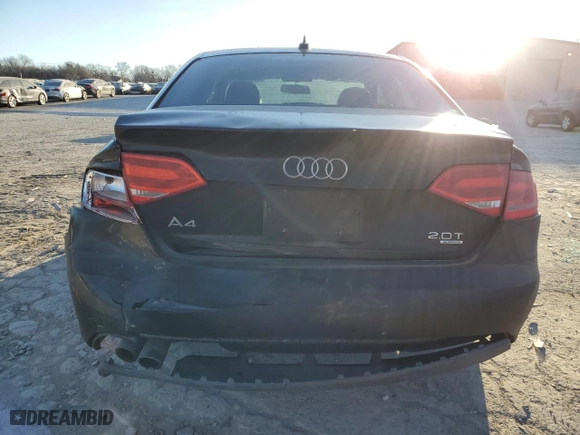 2010 Audi A4 2.0T Premium with VIN WAUAFAFL7AN014991, listed as a Copart auction lot 47103225 with 171,297 mi miles and Salvage Title. Bid and sale history available at carsss.com. Image 6.