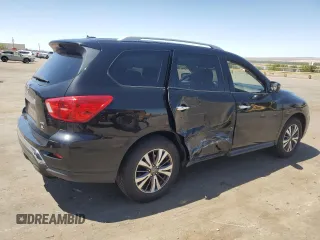 2017 Nissan Pathfinder Platinum with VIN 5N1DR2MM7HC653947, listed as a Copart auction lot 57311315 with 161,209 mi miles and Salvage title. Bid and sale history available at DreamBid. Image 3.