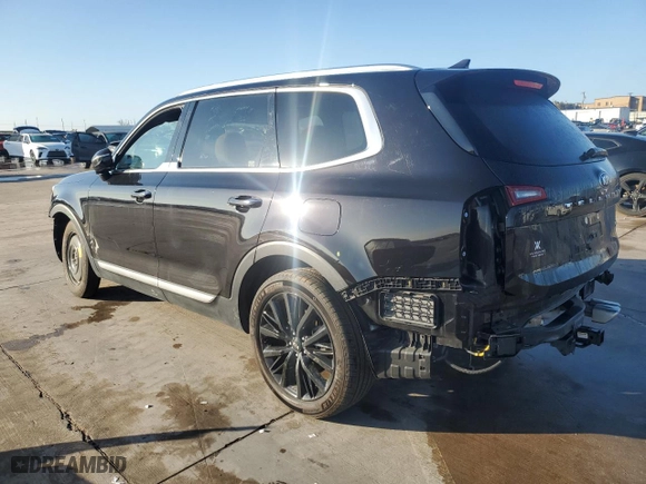 2021 Kia Telluride SX with VIN 5XYP54HC7MG140603, listed as a Copart auction lot 86884404 with 56,126 mi miles and Salvage Title. Bid and sale history available at carsss.com. Image 2.