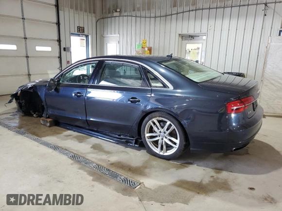 2016 Audi A8 Sport с VIN WAU43AFDXGN004897, выставлен на аукционе Copart как лот 63614425 с пробегом Не указан миль и Списание • Salvage title. История ставок и продаж доступна на DreamBid. Изображение 2.