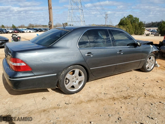 2006 Lexus LS 430 with VIN JTHBN36F765033336, listed as a Copart auction lot 85871854 with 149,106 mi miles and Salvage Title. Bid and sale history available at carsss.com. Image 3.