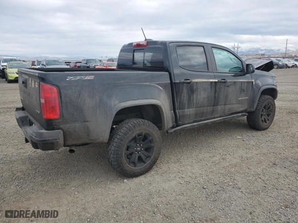 2022 Chevrolet Colorado 4WD ZR2 with VIN 1GCGTEEN5N1257308, listed as a Copart auction lot 87250454 with 24,864 mi miles and Salvage Title. Bid and sale history available at carsss.com. Image 3.