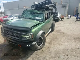 2022 Ford Bronco with VIN 1FMEE5DP3NLB78207, listed as a Copart auction lot 51424635 with 34,004 mi miles and Salvage title. Bid and sale history available at DreamBid. Image 11.