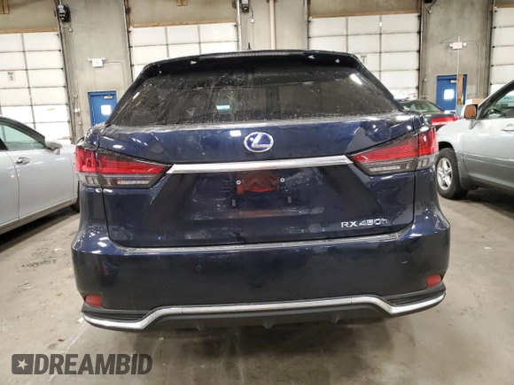 2022 Lexus RX with VIN 2T2JGMDA4NC081703, listed as a Copart auction lot 68204632 with 7,944 mi miles. Bid and sale history available at carsss.com. Image 6.