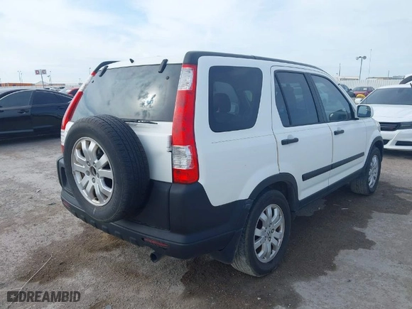 2006 Honda CR-V EX with VIN JHLRD68856C018853, listed as a IAAI auction lot 41907593 with 262,065 mi miles. Bid and sale history available at carsss.com. Image 4.