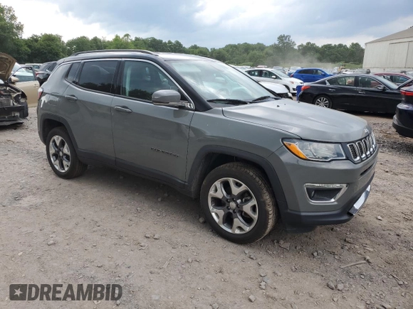 2020 Jeep Compass Limited z VIN 3C4NJDCB4LT216383, wystawiony jako Copart lot #63049845 z przebiegiem 45 712 mil mil oraz Czysty tytuł • Clean title. Historia ofert i sprzedaży dostępna na DreamBid. Obrazek 4.