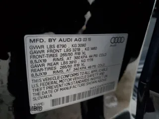 2015 Audi Q7 3.0T Premium with VIN WA1CGAFE1FD018892, listed as a Copart auction lot 79241484 with 85,733 mi miles and Non Repairable. Bid and sale history available at carsss.com. Image 14.