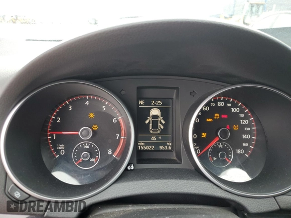 2011 Volkswagen GTI w/Sunroof & Navi PZEV z VIN WVWGD7AJ8BW312571, wystawiony jako Copart lot #45567945 z przebiegiem 155 022 mil mil oraz Szkoda całkowita • Salvage title. Historia ofert i sprzedaży dostępna na DreamBid. Obrazek 9.