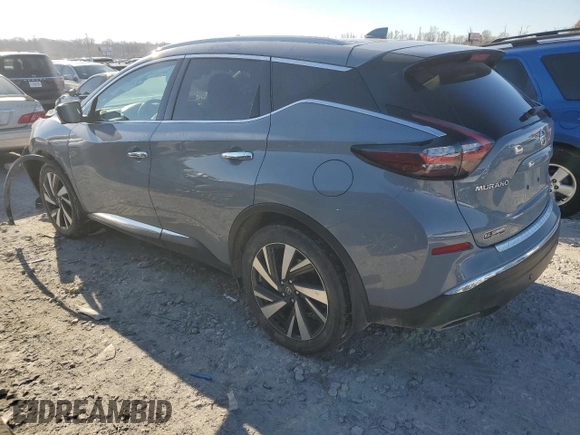 2022 Nissan Murano SL with VIN 5N1AZ2CJ7NC110314, listed as a Copart auction lot 81349514 with 35,069 mi miles and Salvage Title. Bid and sale history available at carsss.com. Image 2.