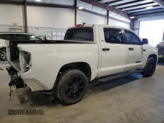 2020 Toyota Tundra 2WD SR5 with VIN 5TFEY5F14LX262160, listed as a Copart auction lot 46682465 with 93,384 mi miles and Salvage Title. Bid and sale history available at carsss.com. Image 3.