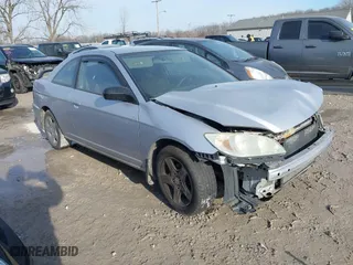 2005 Honda Civic LX with VIN 1HGEM215X5L064781, listed as a IAAI auction lot 41443405 with 303,293 mi miles. Bid and sale history available at carsss.com. Image 1.